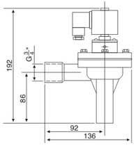 DCF-4型電磁脈沖閥